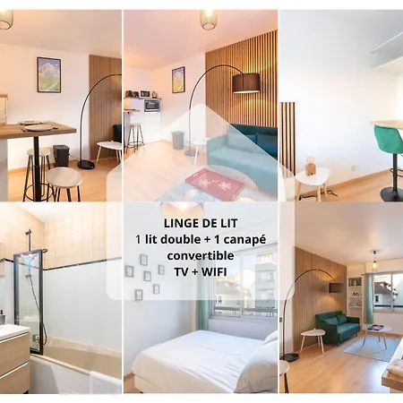 & L' Ideal - Gare, Et Parking Public 5 Min شقة *